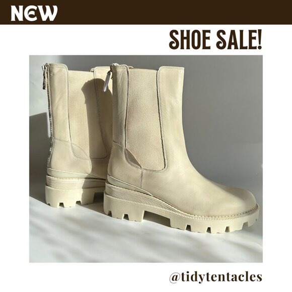 NEW Sam Edelman Women's Genia Leather Boots, 9 (B,M) - Picture 4 of 6